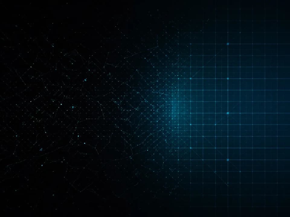 Chaos transforming into structured geometric patterns